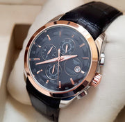 Tissot 1853 PRC All Chronograph Working Watch With Leather Strap