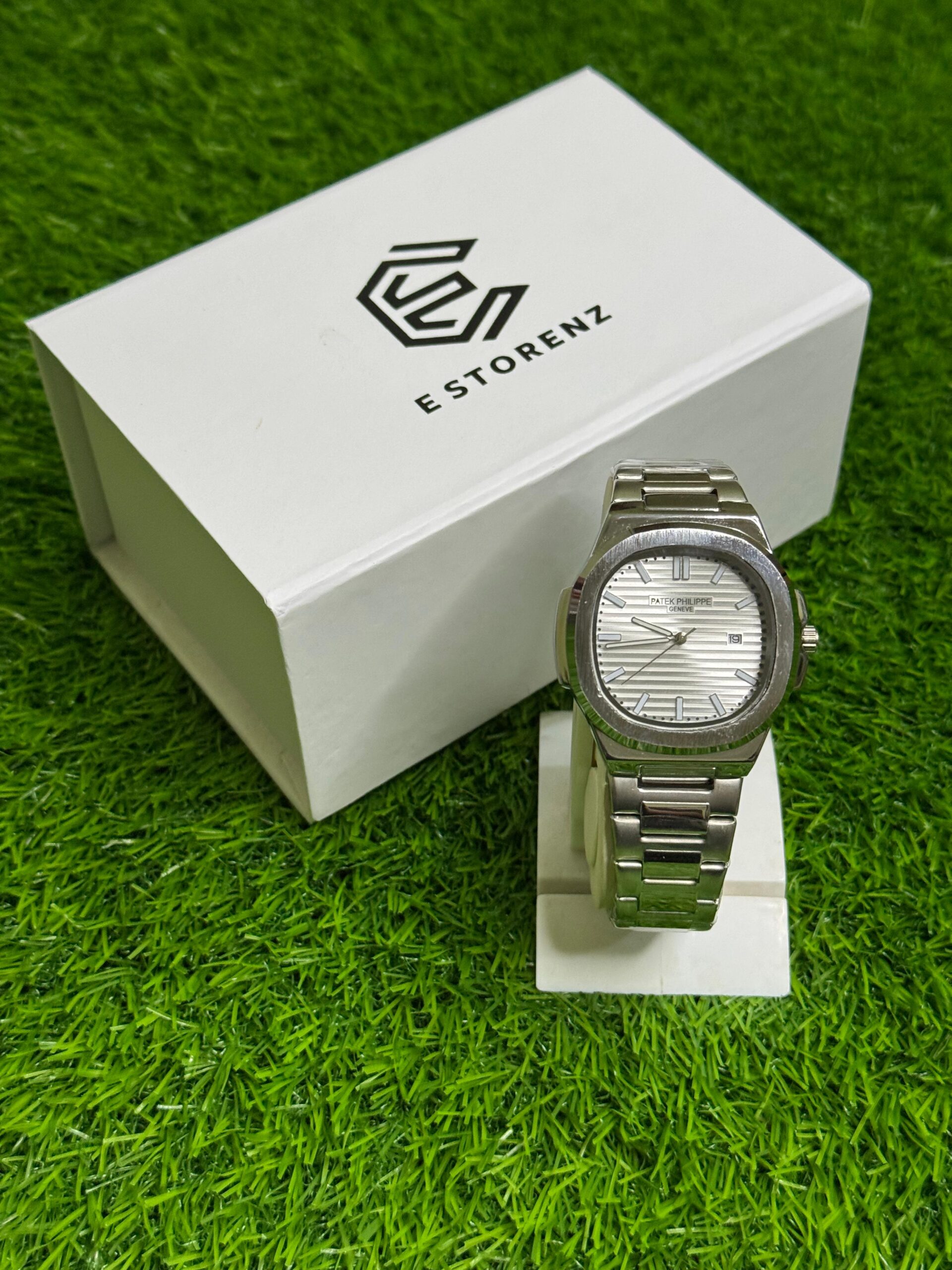 Patek Philippe Genève Date just – Elegant Swiss Quartz Watch - Image 8