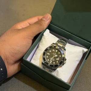 Rlx Submariner Date Watch For Men Silver