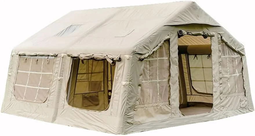 Abri gonflable premium avec double isolation thermique