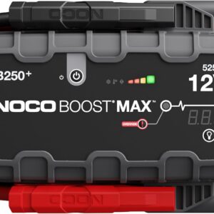 NOCO Boost Max GB250: 5250A UltraSafe Jump Starter – 12V Lithium Battery Booster Pack, Portable Jump Box, Power Bank & Jumper Cables - for 16L Gas and Diesel Engines