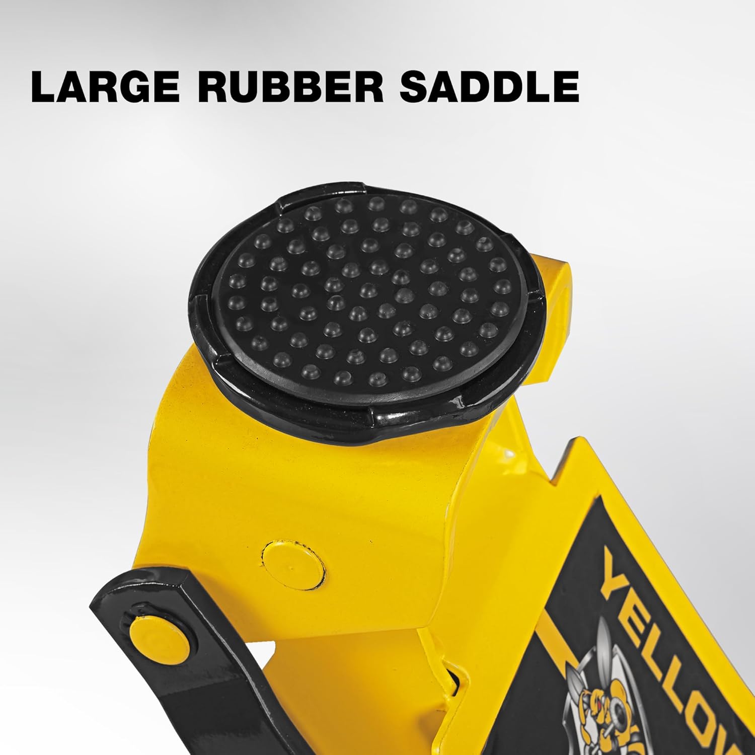 YELLOW JACKET Low Profile Floor Jack with Dual Pumps Quickly Lift Hydraulic Car Jack with Pad, 4 Ton (8,800 lb) Capacity - Image 5