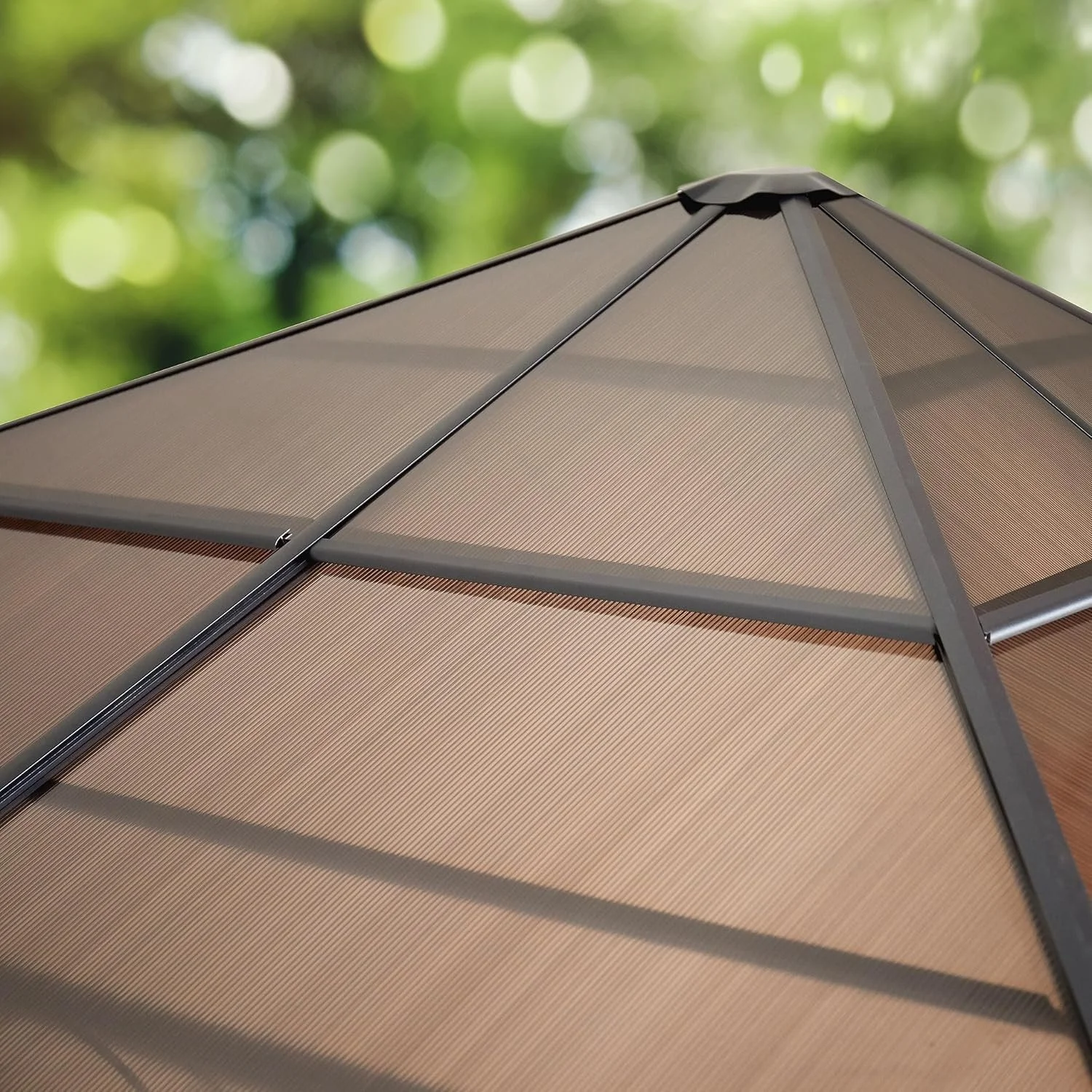 3×3,65m Tuinpaviljoen grey Polycarbonaat platen Gazebo Tuin, Patio Tenten, Paviljoententen, Trouwpaviljoen - Image 4