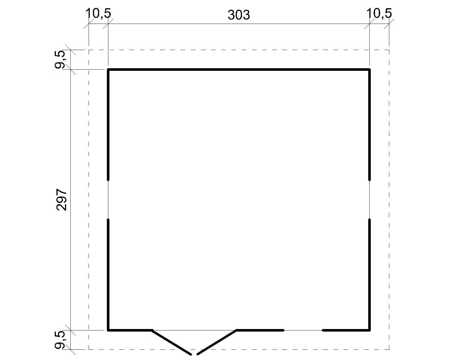 20% korting Timbela M335 Houten Tuinschuur 9 m2 - Image 3