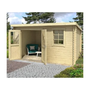 Cabane de jardin SANTA FE 10 m² – Bois 28 mm solide et durable