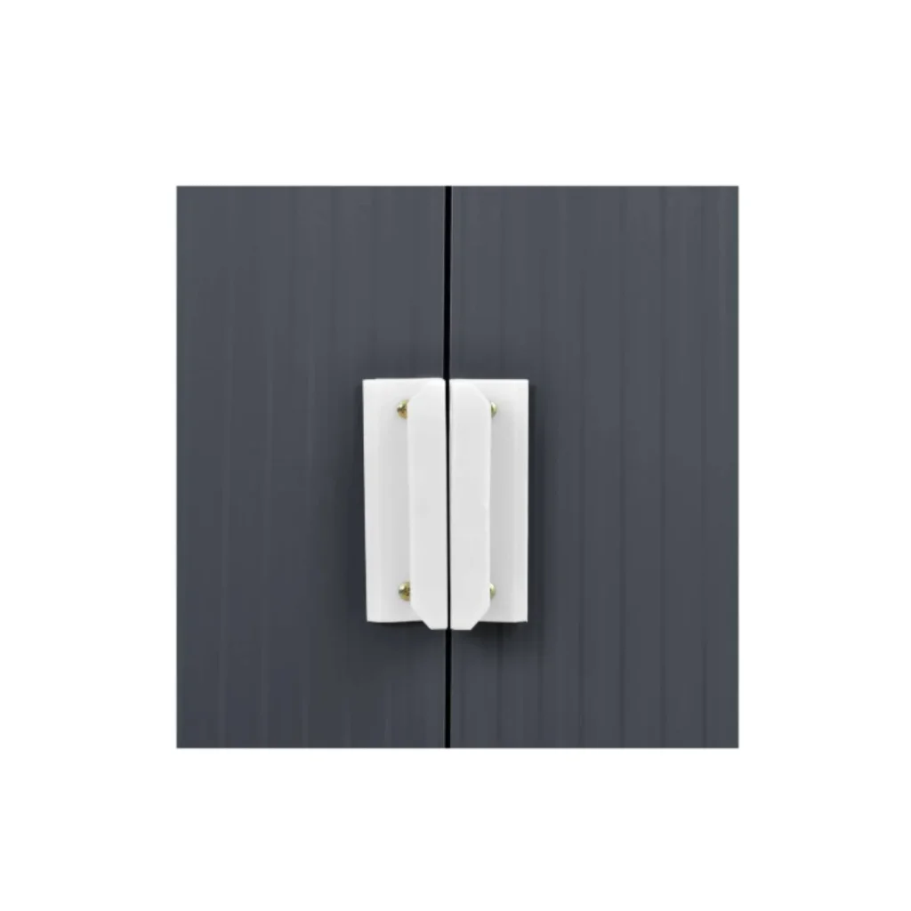 Abri de jardin en acier galvanisé gris 12,5 m² – Résistance longue durée - Image 2