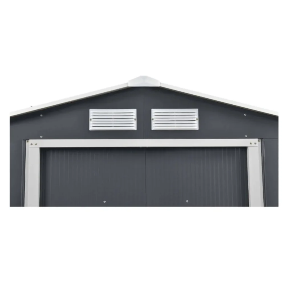 Abri de jardin métallique 9,7 m² – Robuste et économique prix usine