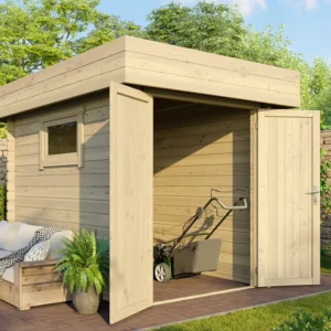Abri de garden bois ROVETO 4.7 m² – Compact and premium à petit prix