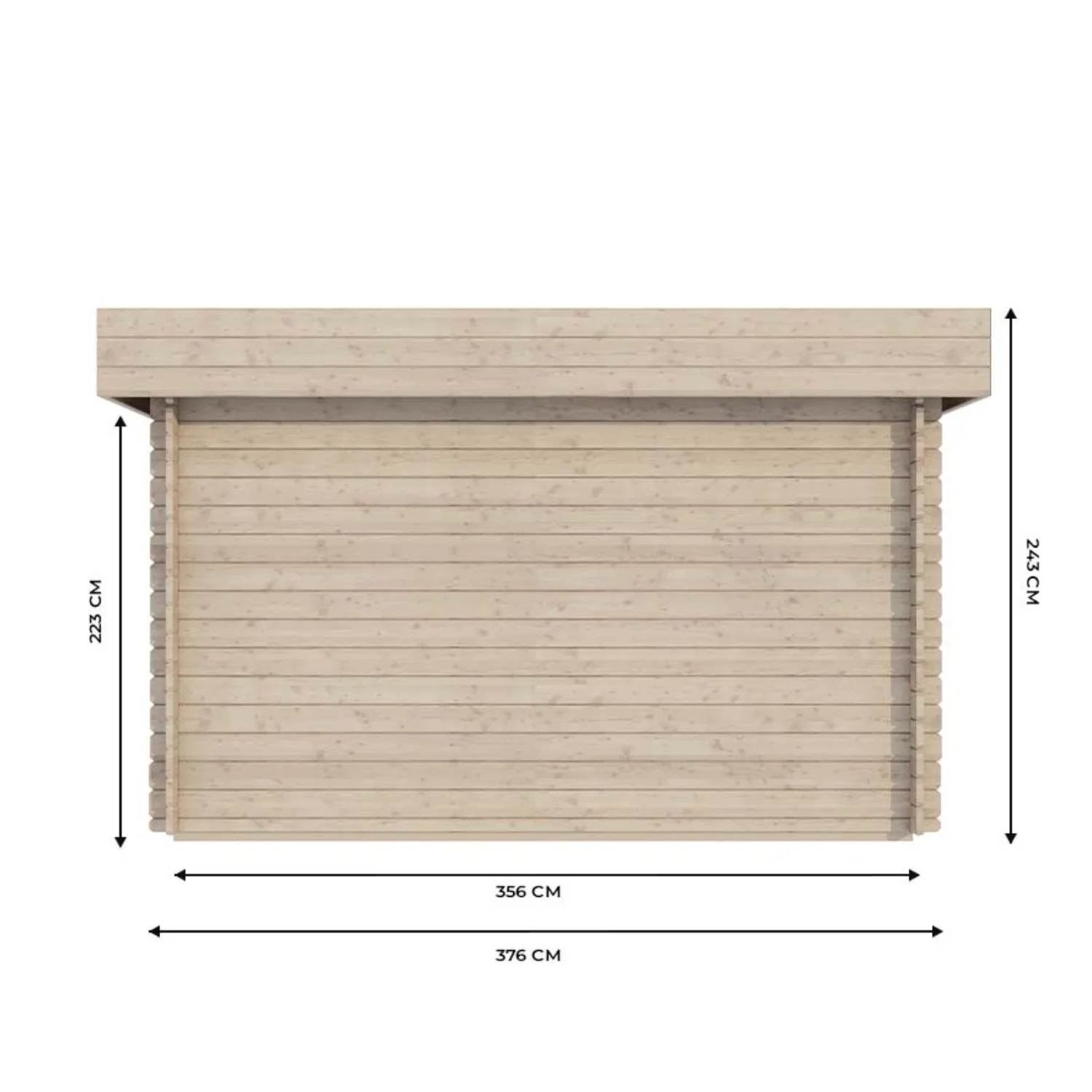 Abri de garden bois ROVETO 4.7 m² – Compact and premium à petit prix - Image 7