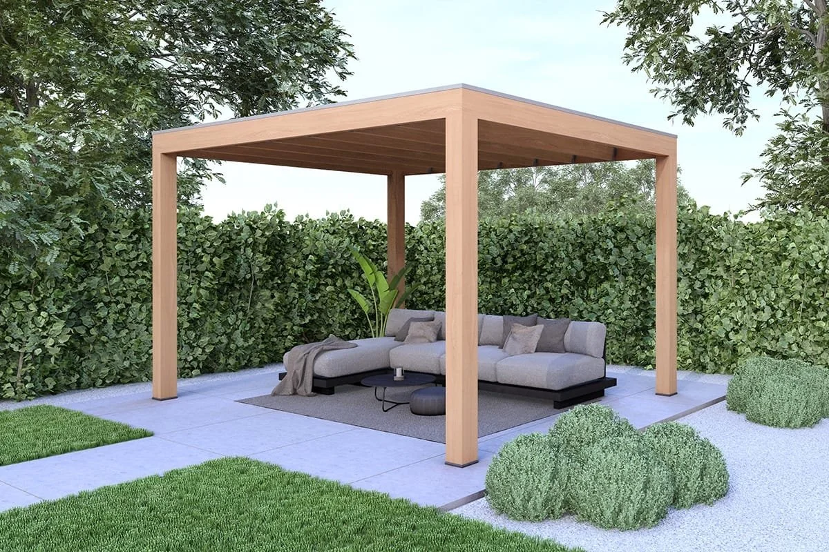 Overkapping Base Serie 1 Douglas 300 x 300 cm - Image 4